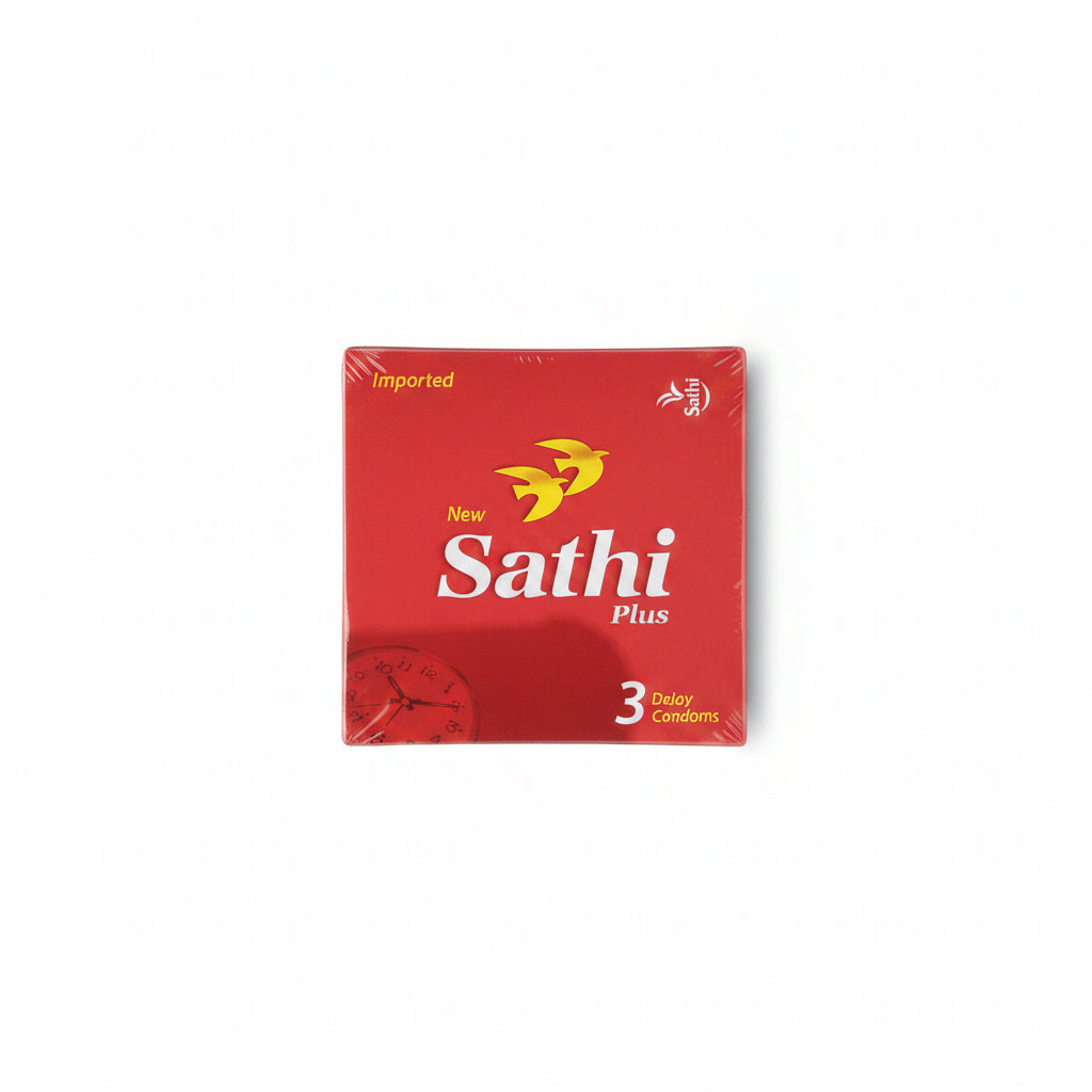 Sathi Plus Delay Condoms – 3 Pack