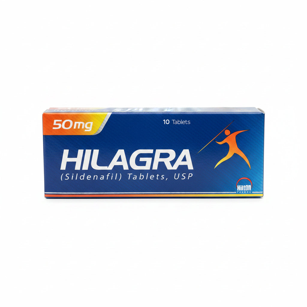Hilagra 50mg Tablets – 10 Tablets