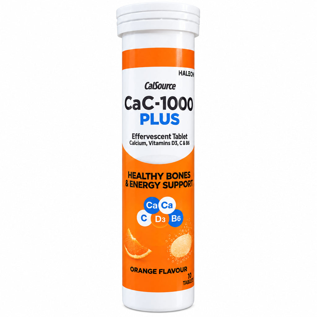 CaC-1000 Plus Orange Flavour – 10 Effervescent Tablets
