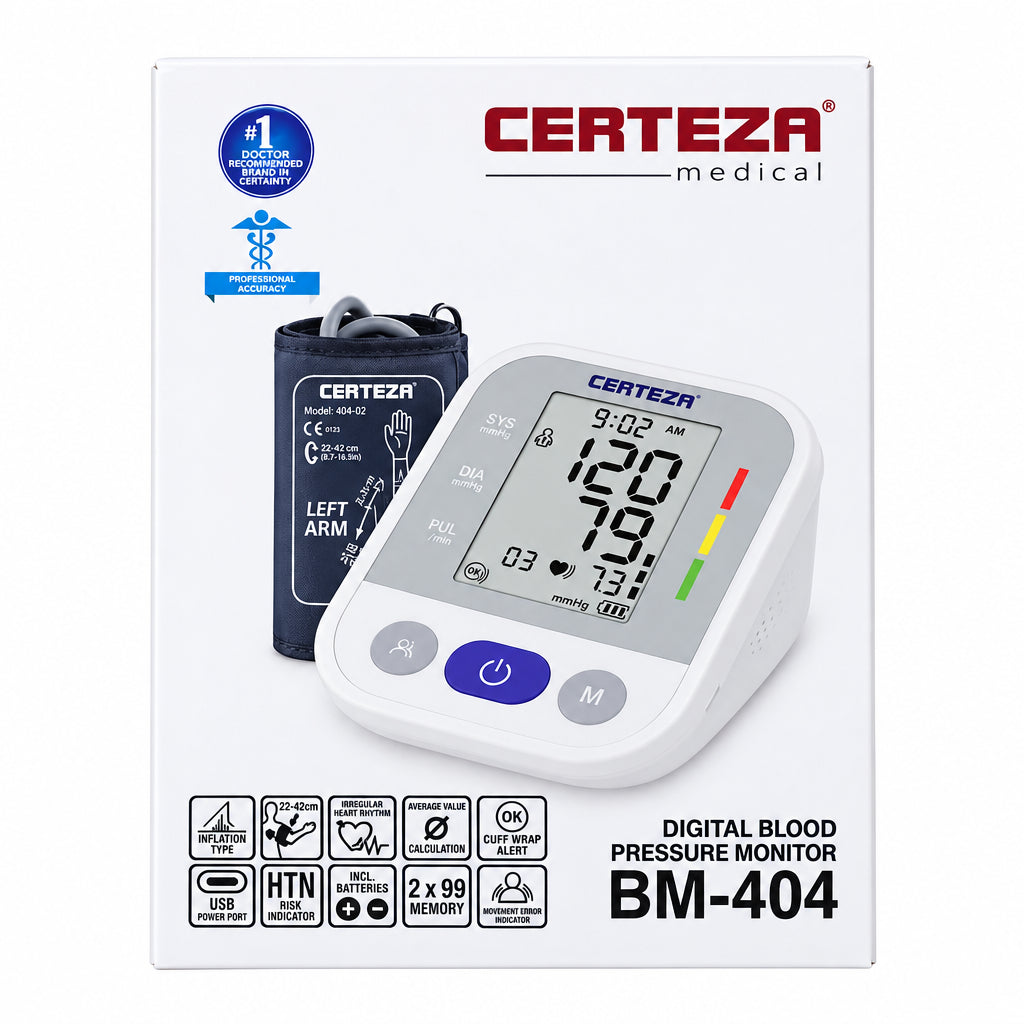 Certeza BM-404 Digital Blood Pressure Monitor