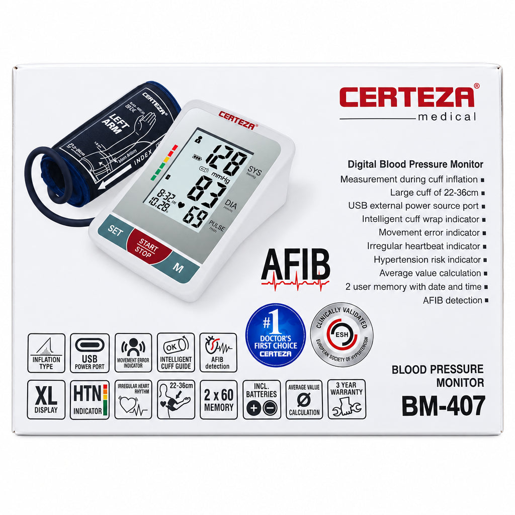 Certeza BM-407 Digital Blood Pressure Monitor