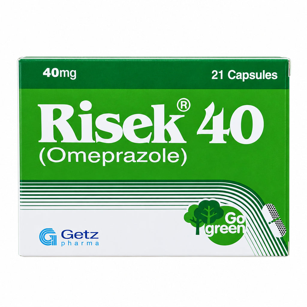 Risek 40 mg Capsules – 21 Capsules