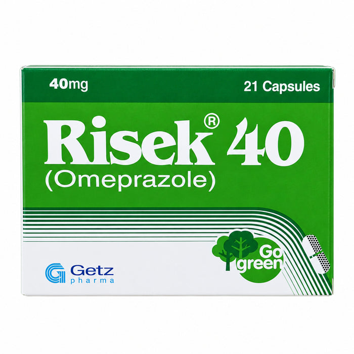 Risek 40 mg Capsules – 21 Capsules