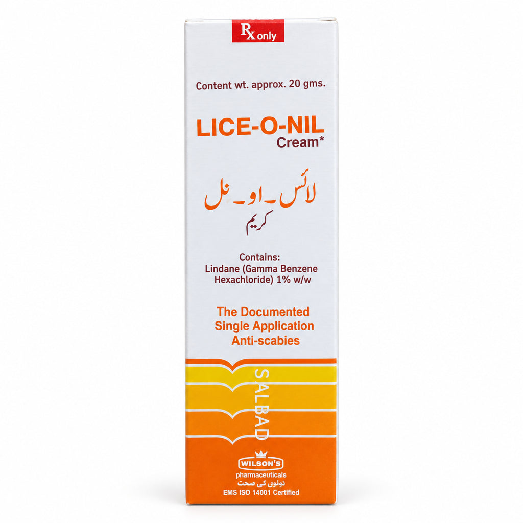 Lice-O-Nil Cream 20g – Lindane 1% Scabies Treatment – Wilson's