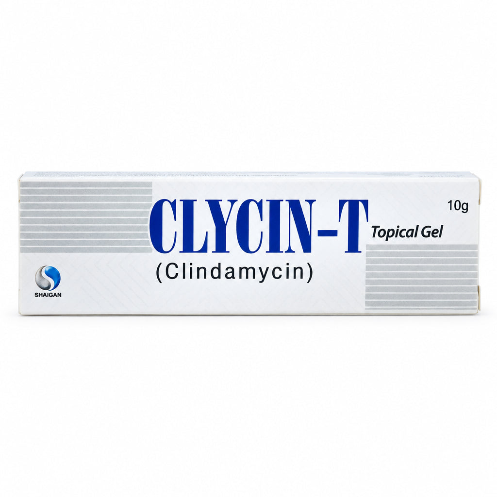 Clycin-T Topical Gel 10g – Clindamycin – Shaigan