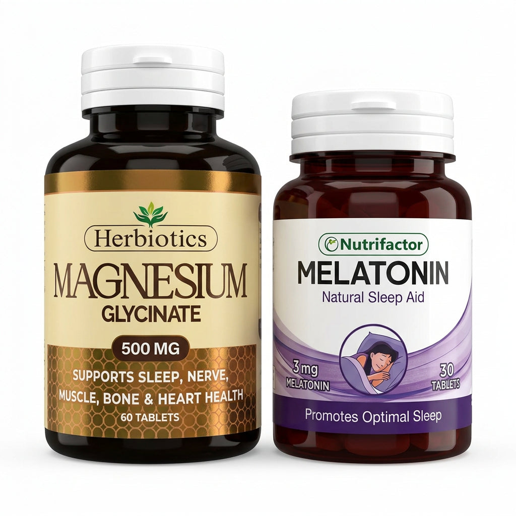 Better Sleep Combo – Magnesium Glycinate & Melatonin | My Pill Store