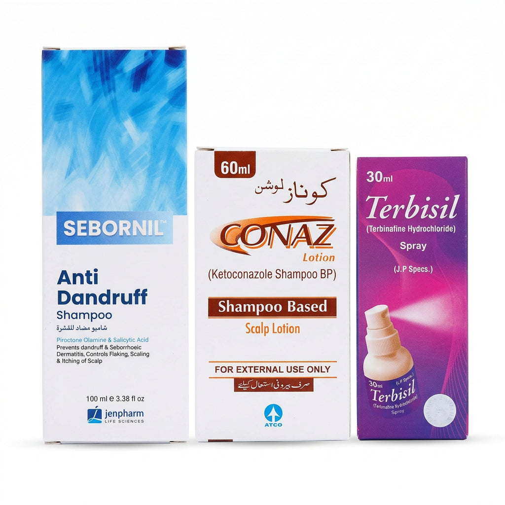 Dandruff Control Combo – Complete Scalp Care Bundle