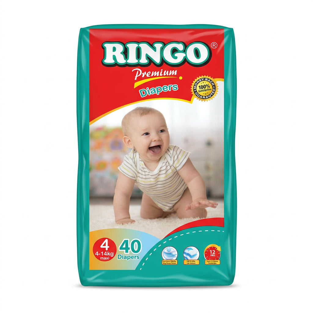 Ringo Premium Baby Diapers – Soft, Comfortable & Leak Protection