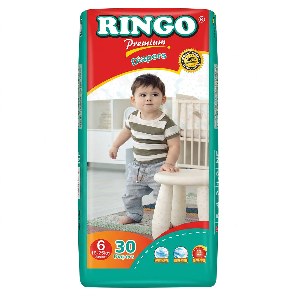 Ringo Premium Baby Diapers – Soft, Comfortable & Leak Protection
