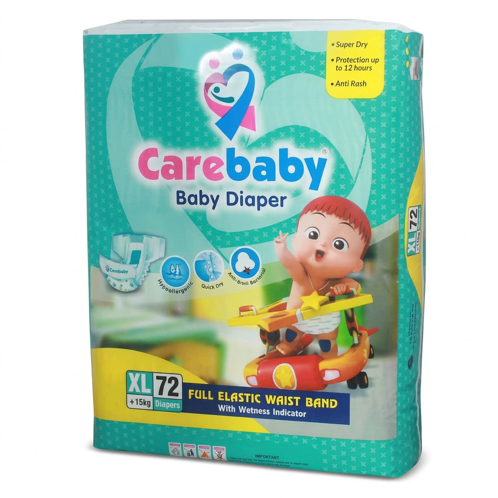 Carebaby Baby Diapers Economy Pack – Super Dry & Long-Lasting Protection