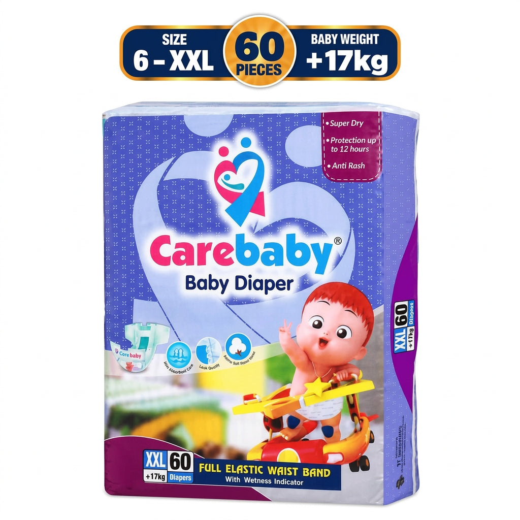 Carebaby Baby Diapers Economy Pack – Super Dry & Long-Lasting Protection