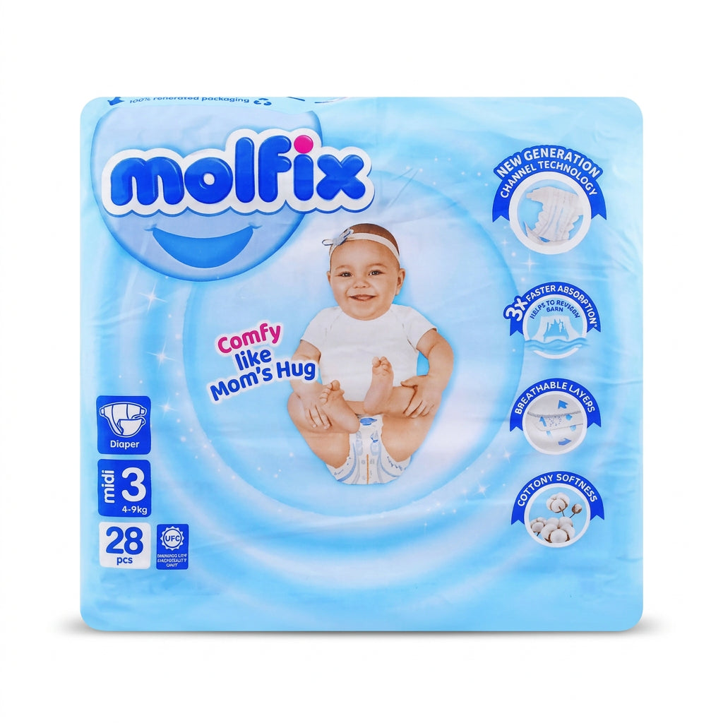 Molfix Baby Diapers – Premium Comfort & Advanced Leakage Protection