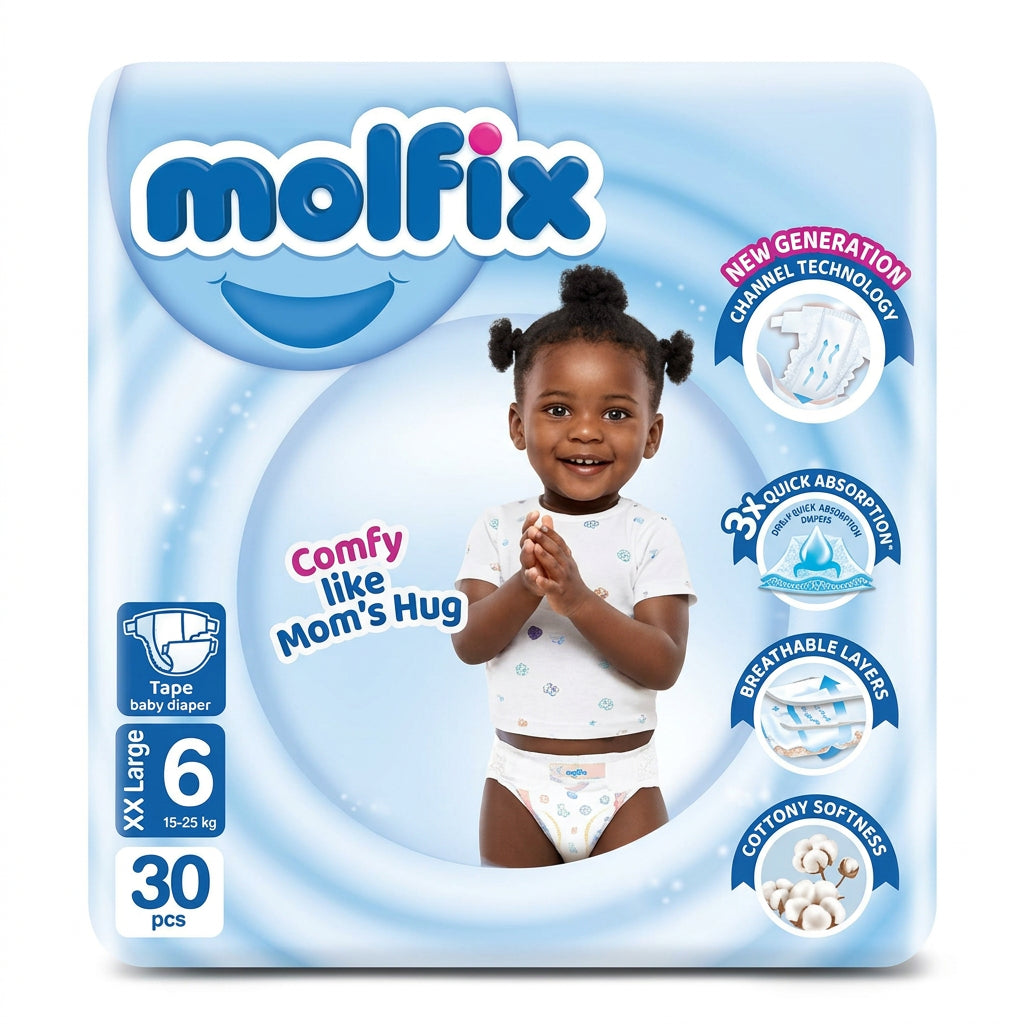 Molfix Baby Diapers – Premium Comfort & Advanced Leakage Protection