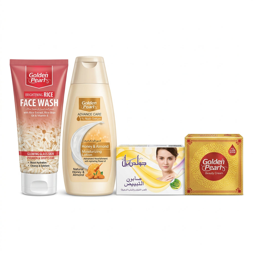 Golden Pearl Complete Skin Care Bundle – Brightening & Moisturizing | My Pill Store