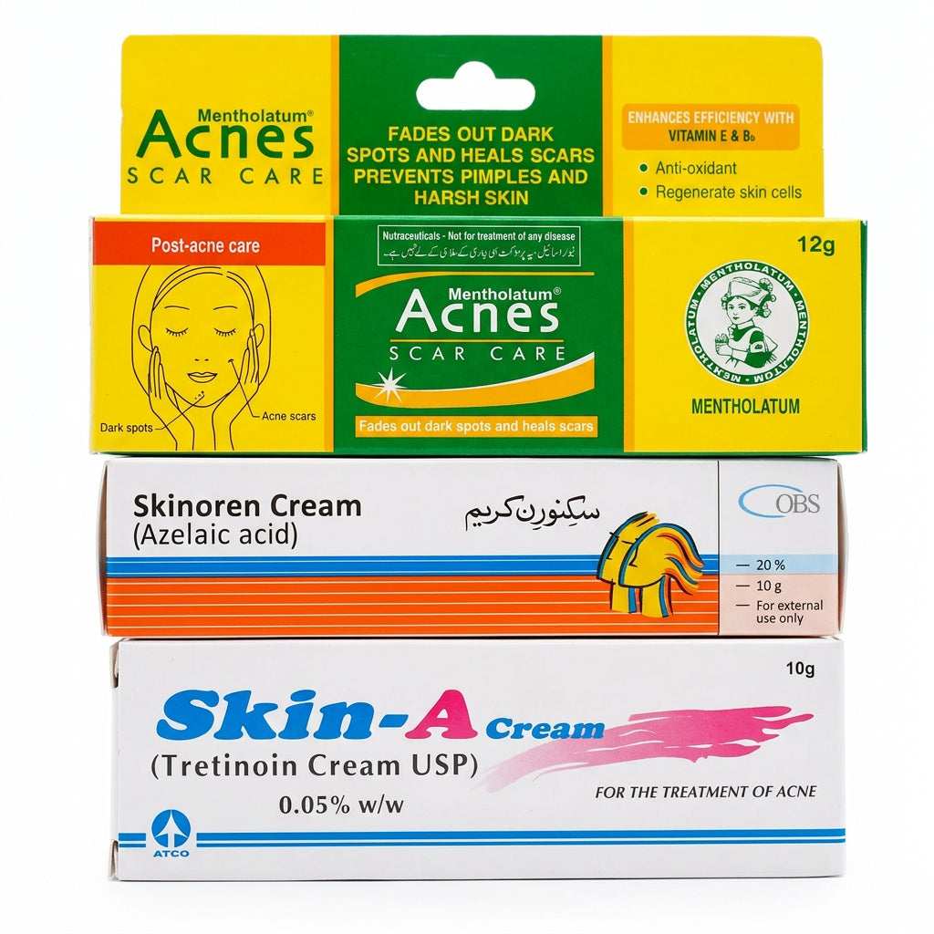 Post Acne Care Bundle – Acne, Dark Spots & Skin Texture Care | My Pill Store