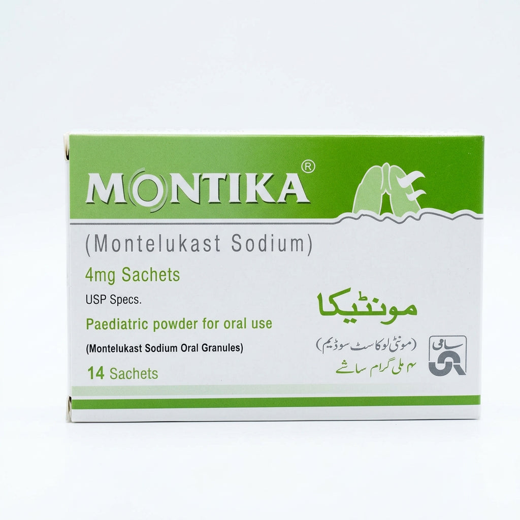 Montika 4mg Sachets – Montelukast Sodium | 14 Sachets