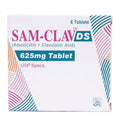 SAM-CLAV DS 625mg Tablets – Amoxicillin + Clavulanic Acid | 6 Tablets