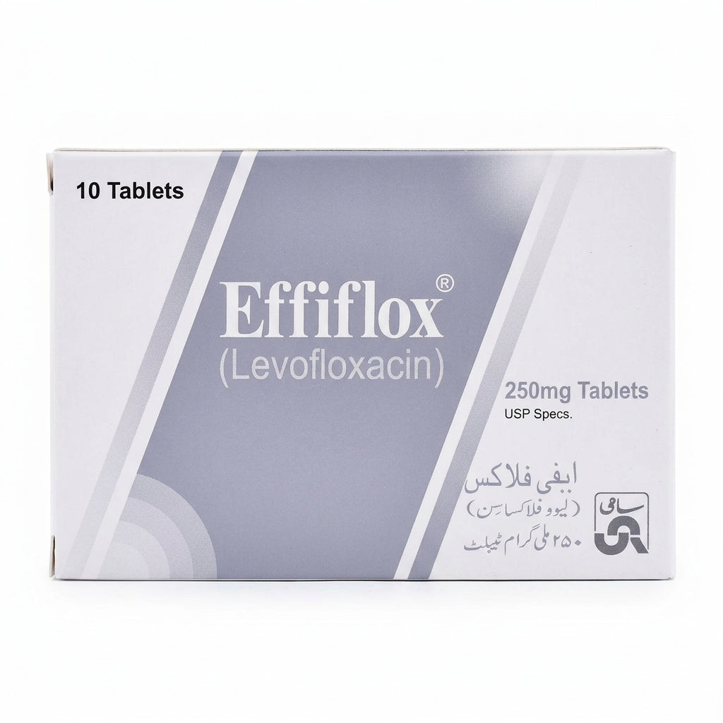 Effiflox 250mg Tablets – Levofloxacin | 10 Tablets