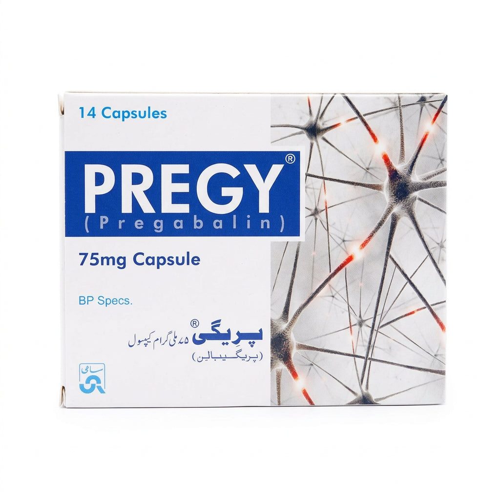 Pregy 75mg Capsules (Pregabalin) – 14 Capsules | My Pill Store