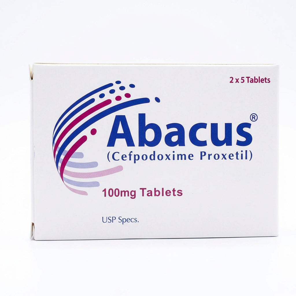 Abacus 100mg Tablets (Cefpodoxime Proxetil) – 10 Tablets | My Pill Store