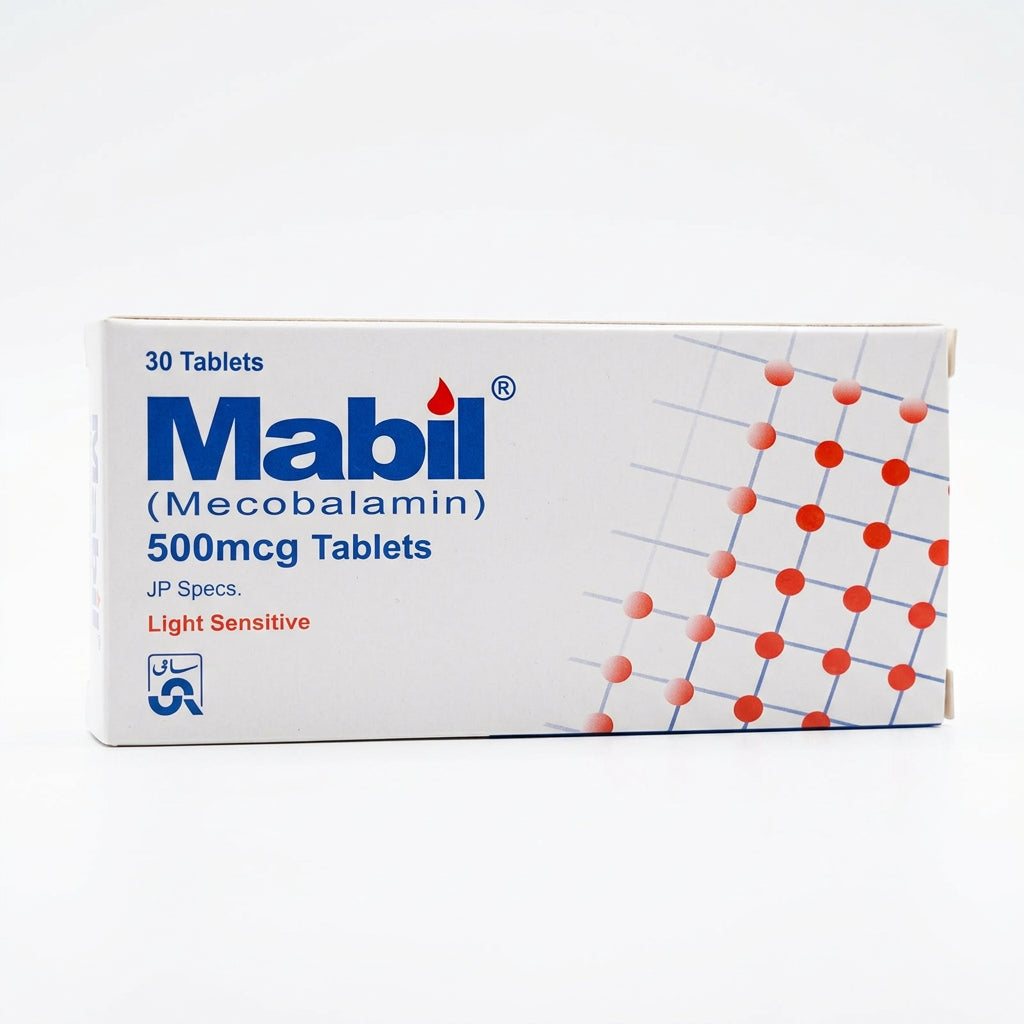Mabil 500mcg Tablets (Mecobalamin) – 30 Tablets | My Pill Store
