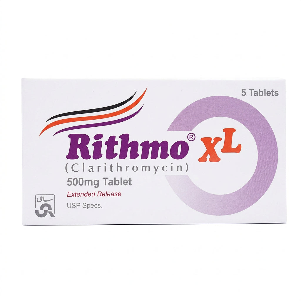 Rithmo XL 500mg Tablets (Clarithromycin) – 5 Tablets | My Pill Store