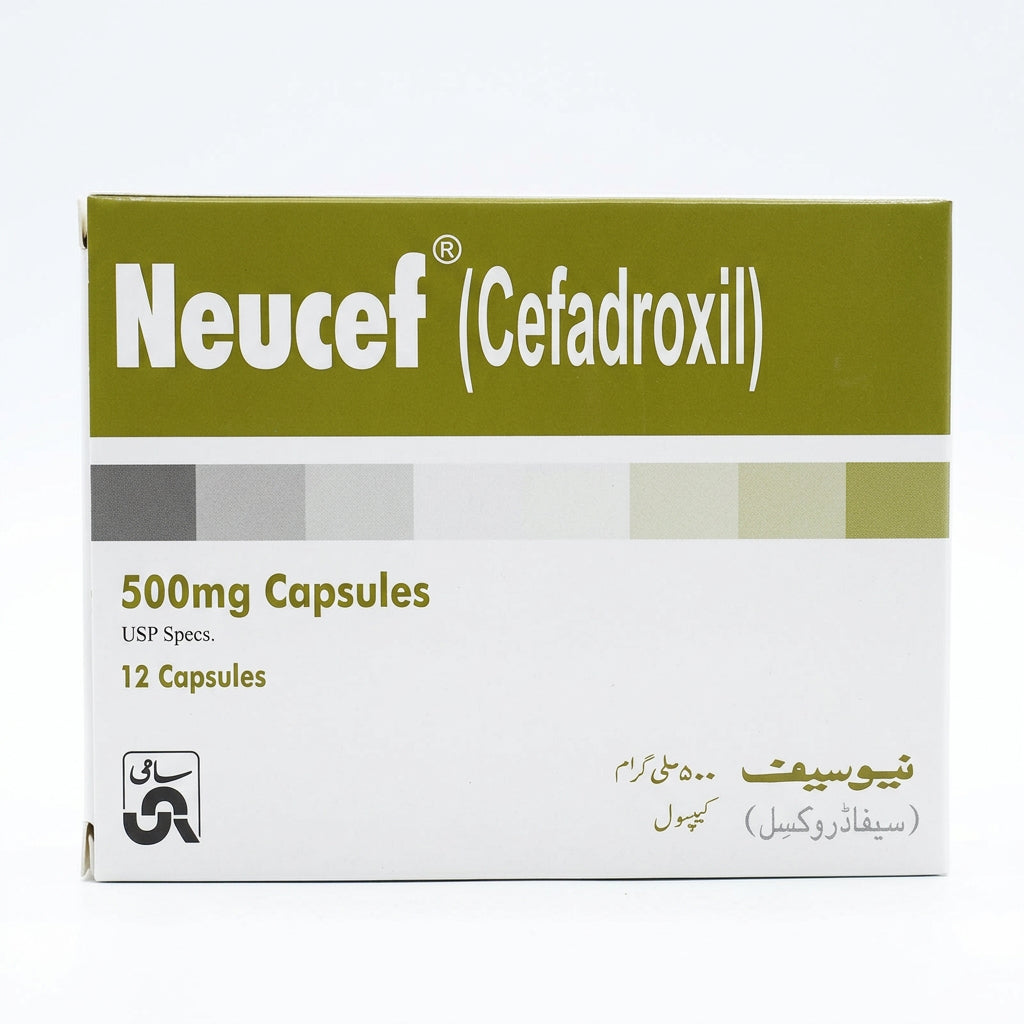 Neucef 500mg Capsules (Cefadroxil) – 12 Capsules | My Pill Store